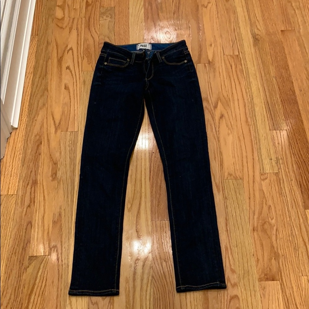 Women’s dark wash Paige jeans